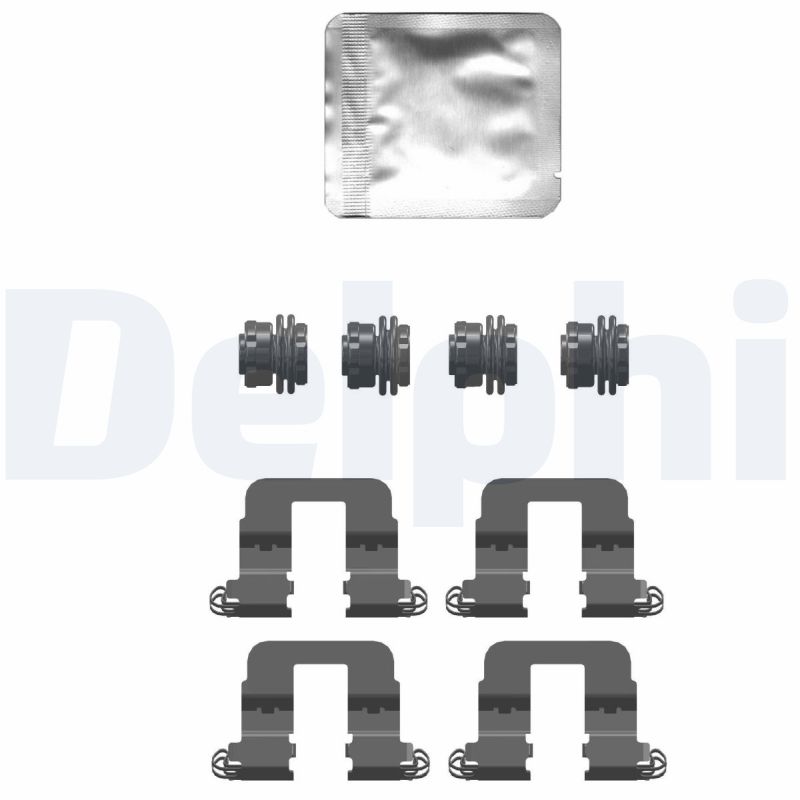 Accessory Kit, disc brake pad - LX0752 DELPHI