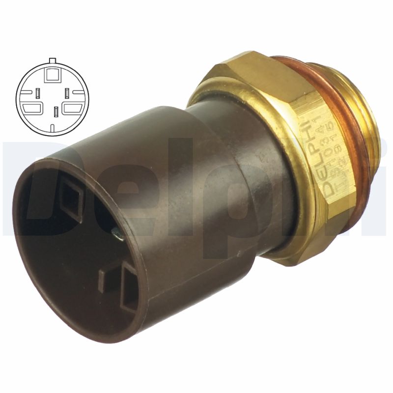 Temperature Switch, radiator fan - TS10341 DELPHI