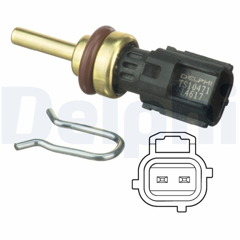 Sensor, coolant temperature - TS10471 DELPHI