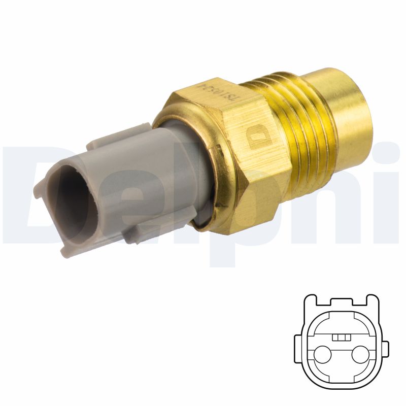 Temperature Switch, radiator fan - TS10524 DELPHI