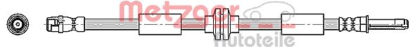 Flessibile del freno - 4110362 METZGER