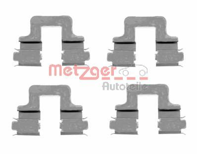 Accessory Kit, disc brake pad - 109-1606 METZGER