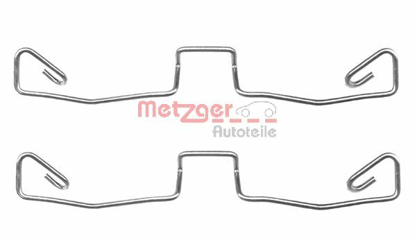 Kit accessori, Pastiglia freno - 109-1633 METZGER
