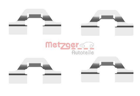 Kit accessori, Pastiglia freno - 109-1684 METZGER