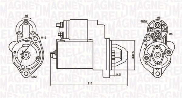 Starter - 063720612010 MAGNETI MARELLI