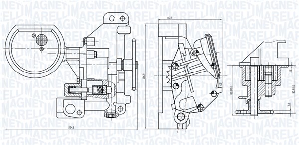 Oil Pump - 351516000102 MAGNETI MARELLI