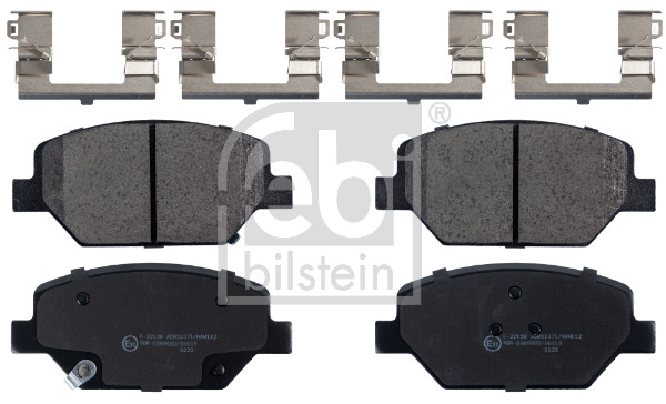 Kit pastiglie freno, Freno a disco - 116248 FEBI BILSTEIN