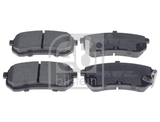 stabdžių trinkelių rinkinys, diskinis stabdys - 116346 FEBI BILSTEIN