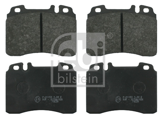 stabdžių trinkelių rinkinys, diskinis stabdys - 16247 FEBI BILSTEIN