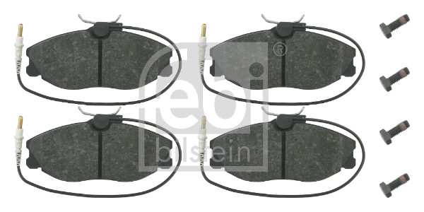 Kit pastiglie freno, Freno a disco - 16257 FEBI BILSTEIN