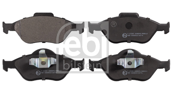 Brake Pad Set, disc brake - 16401 FEBI BILSTEIN