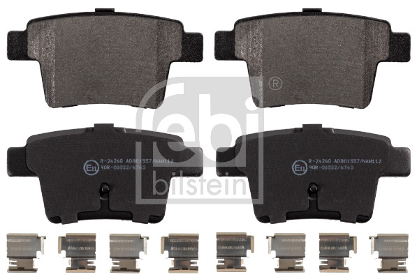 Kit pastiglie freno, Freno a disco - 16571 FEBI BILSTEIN