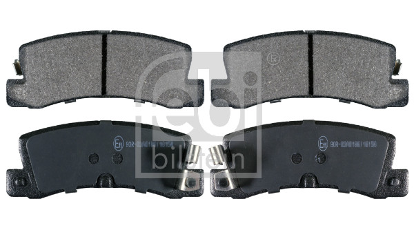 Brake Pad Set, disc brake - 16580 FEBI BILSTEIN