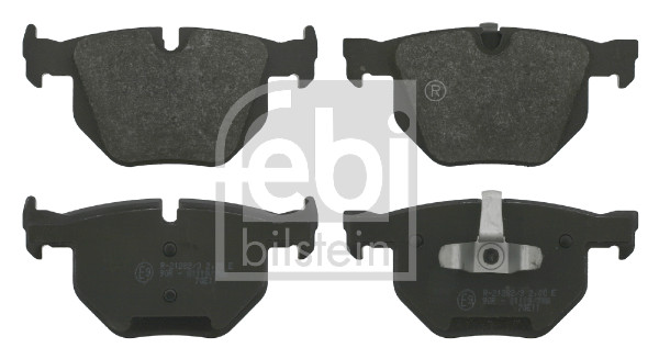 Brake Pad Set, disc brake - 16587 FEBI BILSTEIN