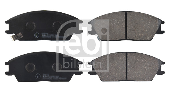 stabdžių trinkelių rinkinys, diskinis stabdys - 16683 FEBI BILSTEIN