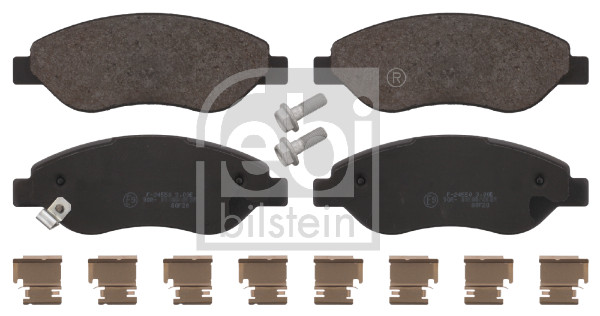 Brake Pad Set, disc brake - 16698 FEBI BILSTEIN