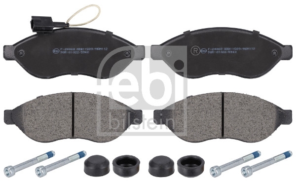 Brake Pad Set, disc brake - 16716 FEBI BILSTEIN