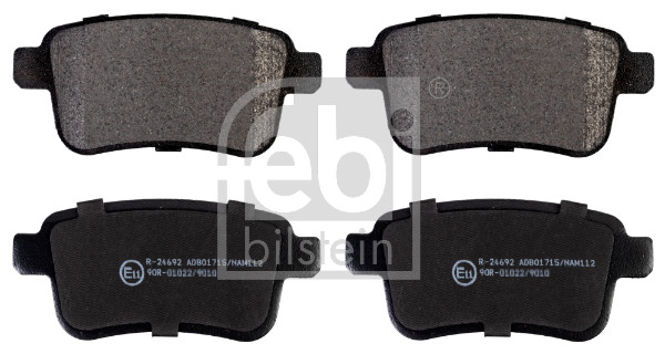Brake Pad Set, disc brake - 16897 FEBI BILSTEIN