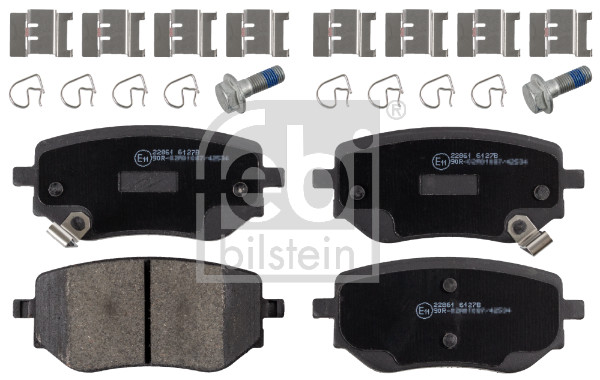 Brake Pad Set, disc brake - 16981 FEBI BILSTEIN