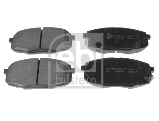 Brake Pad Set, disc brake - 175206 FEBI BILSTEIN