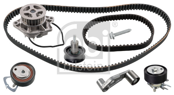 Pompa acqua + Kit cinghie dentate - 32737 FEBI BILSTEIN