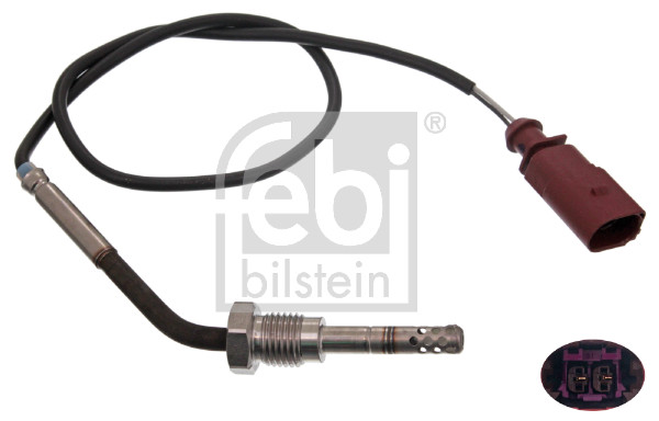 Sensore, Temperatura gas scarico - 49269 FEBI BILSTEIN