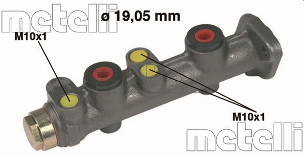 Brake Master Cylinder - 05-0028 METELLI