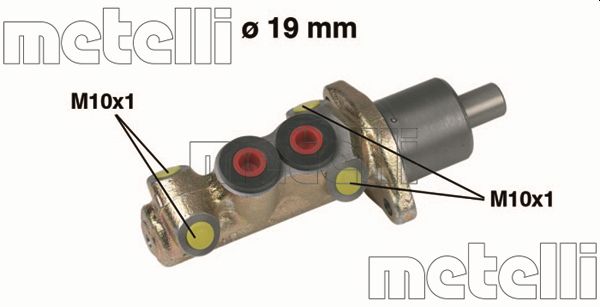 Cilindro maestro del freno - 05-0061 METELLI