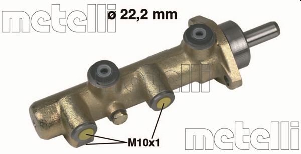 Cilindro maestro del freno - 05-0130 METELLI