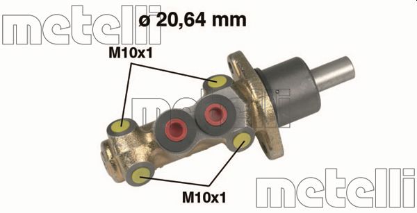 Главный тормозной цилиндр - 05-0142 METELLI