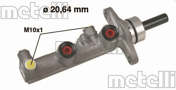 Brake Master Cylinder - 05-0590 METELLI