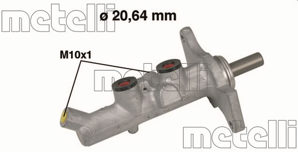 Brake Master Cylinder - 05-0592 METELLI