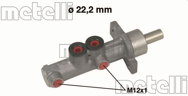Brake Master Cylinder - 05-0597 METELLI