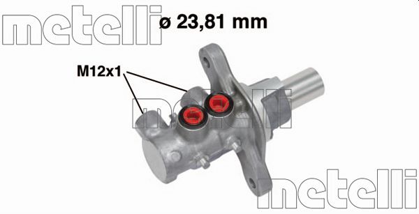 Brake Master Cylinder - 05-0700 METELLI