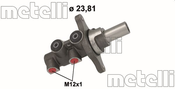 Brake Master Cylinder - 05-1154 METELLI