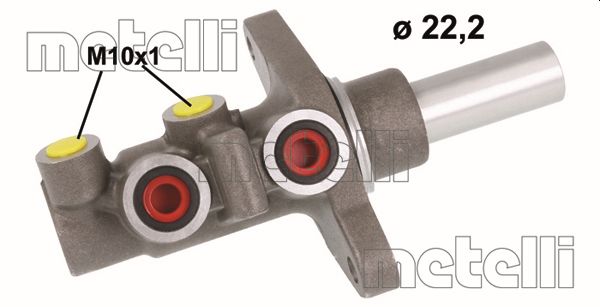 Brake Master Cylinder - 05-1172 METELLI