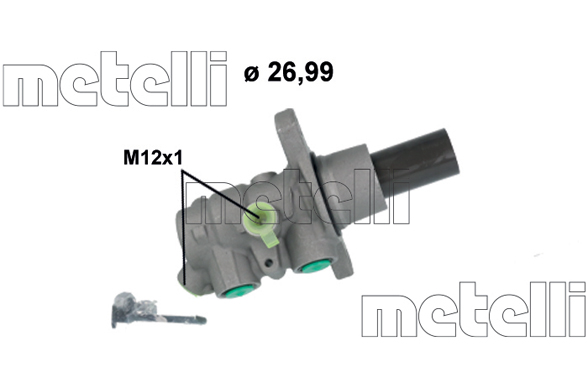 Brake Master Cylinder - 05-1269 METELLI