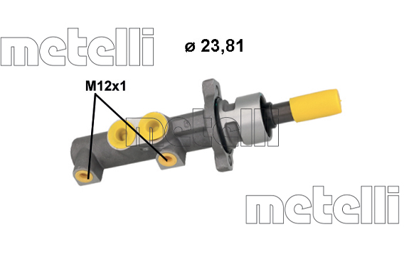 Brake Master Cylinder - 05-1301 METELLI