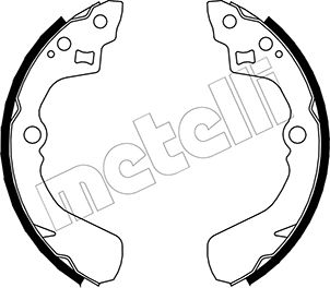 Комплект тормозных колодок - 53-0037 METELLI