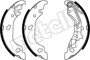 Brake Shoe Set - 53-0080Y METELLI
