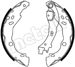 Brake Shoe Set - 53-0085 METELLI