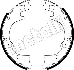 Комплект тормозных колодок - 53-0221 METELLI