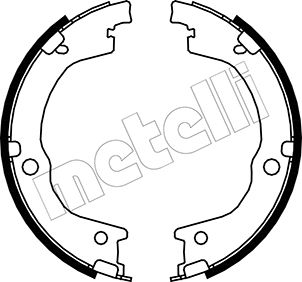 Комплект тормозных колодок, стояночная тормозная система - 53-0230 METELLI