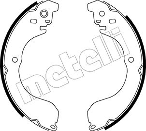 Brake Shoe Set - 53-0296 METELLI