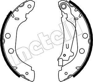 Bremsbackensatz - 53-0354 METELLI