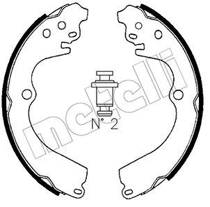 Комплект тормозных колодок - 53-0383 METELLI