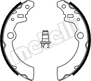 Комплект тормозных колодок - 53-0404 METELLI