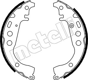 Bremsbackensatz - 53-0431 METELLI