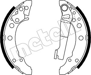 Bremsbackensatz - 53-0465 METELLI