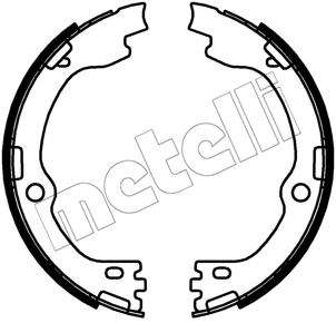 Brake Shoe Set, parking brake - 53-0738 METELLI